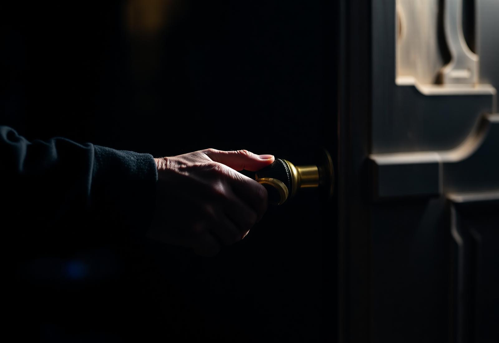 Artisan polishing a brass handle